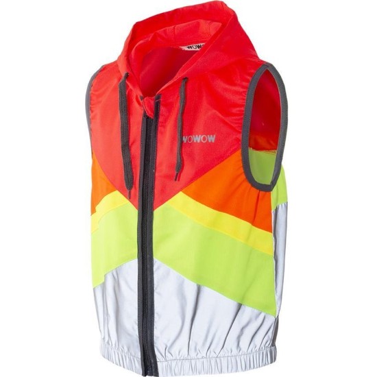 WOWOW Cape Town Hoodie - Fluojasje met kap - Rood