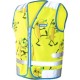 WOWOW Comic Veggie Jacket Geel - Fluohesje kind EN17353