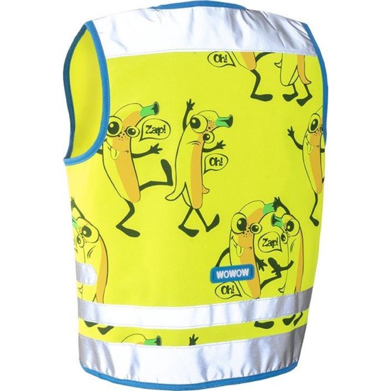 WOWOW Comic Veggie Jacket Geel - Fluohesje kind EN17353