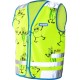 WOWOW Comic Veggie Jacket Groen - Fluohesje kind EN17353