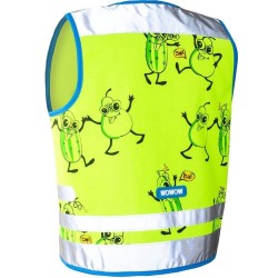 WOWOW Comic Veggie Jacket Groen - Fluohesje kind EN17353