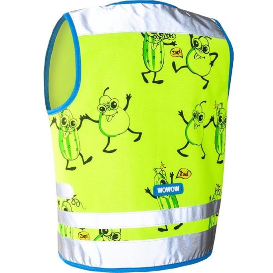 WOWOW Comic Veggie Jacket Groen - Fluohesje kind EN17353