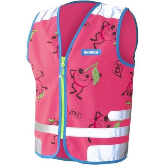 WOWOW Comic Veggie Jacket Roze - Fluohesje kind EN17353