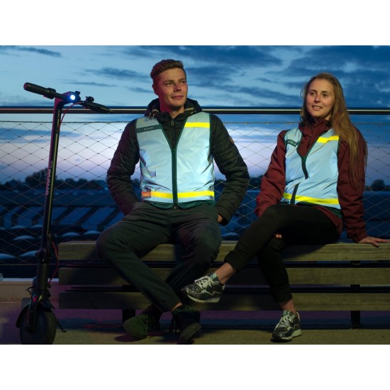  Amsterdam Jacket WOWOW - Volledig reflecterende fietsjas