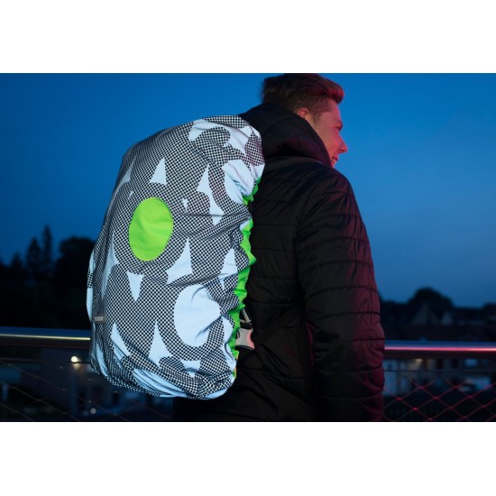 Bag Cover Chipka full reflective 30-35L - Waterdichte rugzakhoes