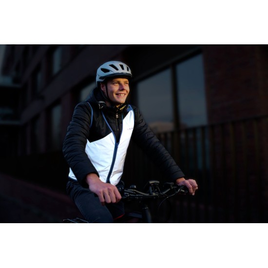 Breezie Jacket WOWOW Full Reflective - Fietsjas met rits 