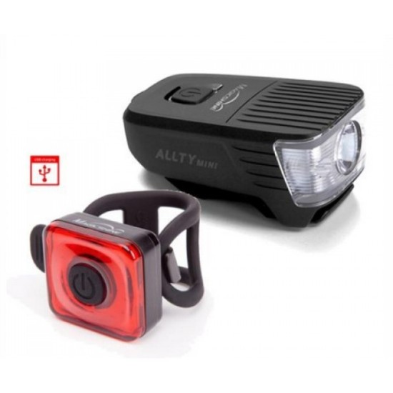 Magicshine Verlichtingsset Allty 300 en Mini Seemee 20 - 300 Lumen voor- en 20 lumen achterlicht