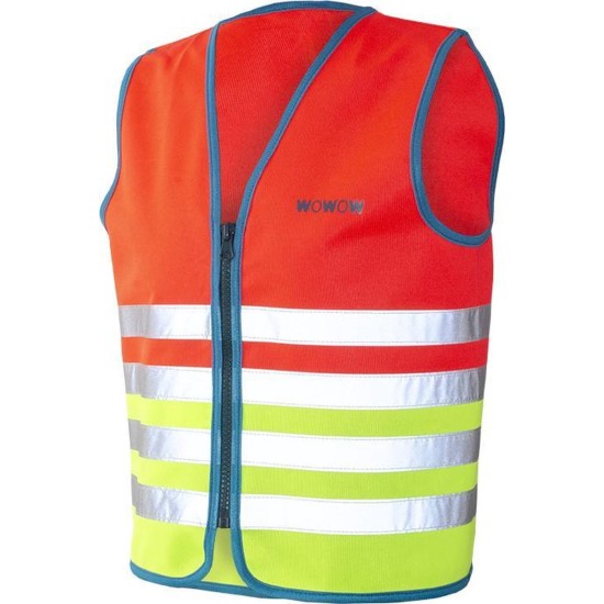 WOWOW Wasabi Jacket Rood - Fluohesje kind EN17353