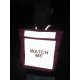 Flashbag Lou reflecterende rugzak 'watch me' roze