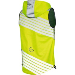 Three-sixty jacket- Fluo fietsjas met kap en reflecterende elementen