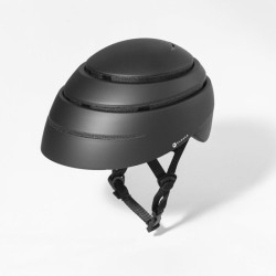 Closca Loop Helm Zwart - Inklapbare Design Fietshelm EN1078 - Skatting - step - monowheel