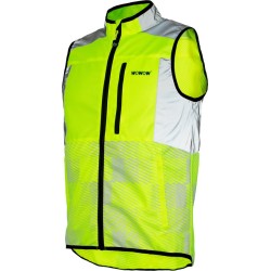 Tracker  jacket- Fluo fiets- en loopjas met reflecterende elementen