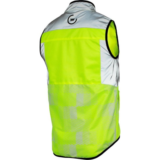 Tracker  jacket- Fluo fiets- en loopjas met reflecterende elementen