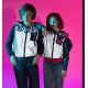 Yoho jacket kids - Volledig reflecterend jas met kap - kinderen- blauw