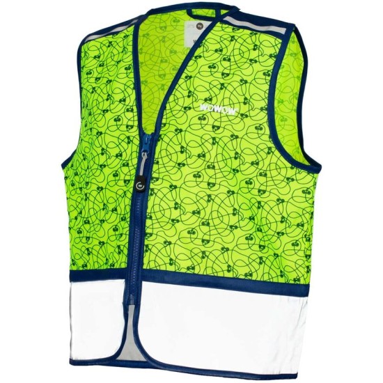 Zippy Jacket - Design fluo hesje voor kinderen - geel- Wowow