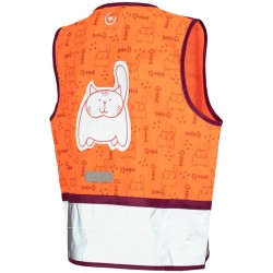 Zippy Jacket - Design fluo hesje voor kinderen - oranje- Wowow