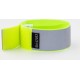 Set 2 stuks - Reflecterende armband/beenband fluo geel met velcro -3M - EN17353 certificaat