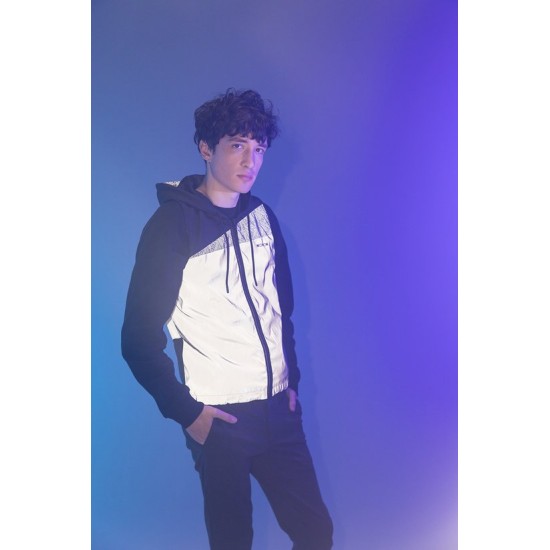  Cross Hill Jacket WOWOW - Volledig reflecterende fietsjas met kap