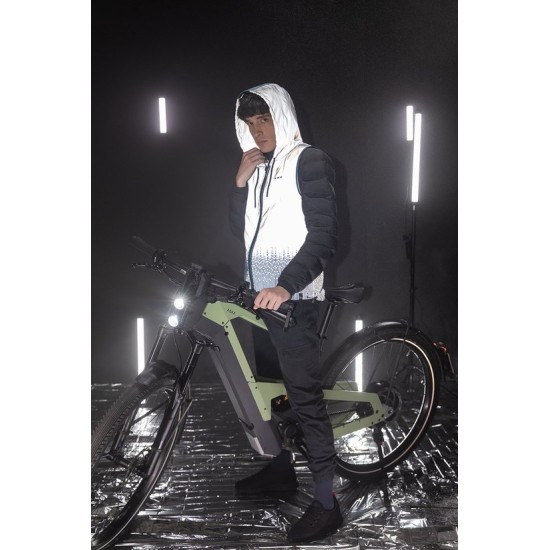  Rio Jacket WOWOW - Volledig reflecterende fietsjas met kap