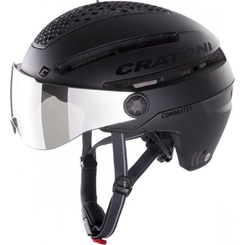 voordat moeilijk toezicht houden op Cratoni Commuter - Helm speed pedelec met vizier - Fluoshop