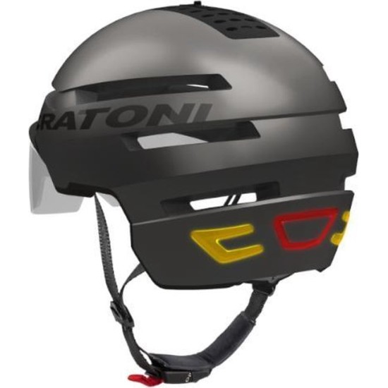 Cratoni Smartride - Helm speed pedelec - met SOS crash functie - Grijs