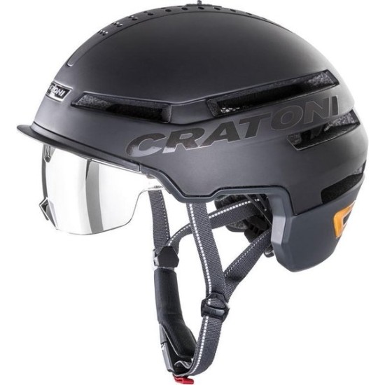 Cratoni Smartride - Helm speed pedelec - met SOS crash functie - Zwart