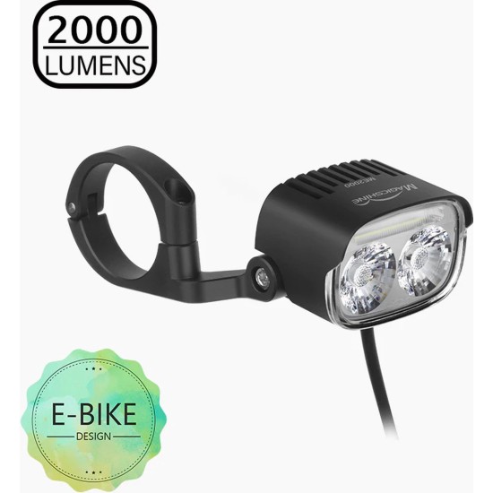 Magicshine E-bike licht 2000 lumen - 6-12 volt - ipx 6