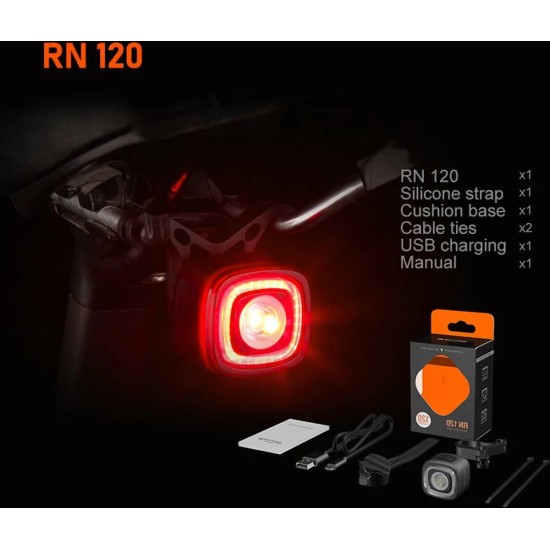 Magicshine achterlicht RN 120 - smart tail light 120 lumen