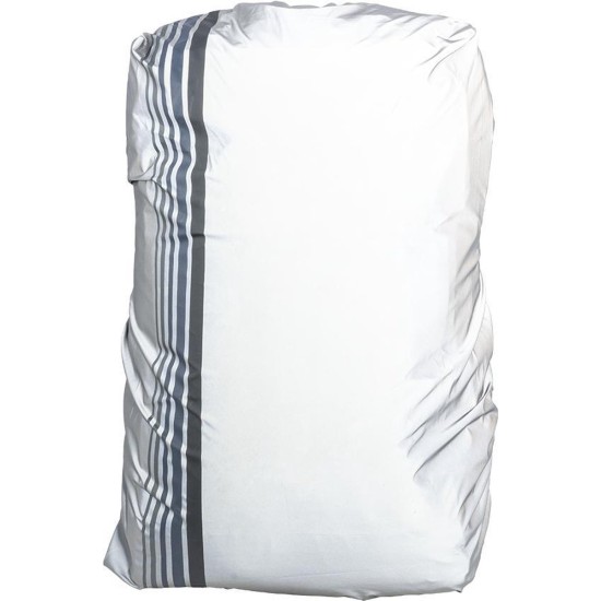 WOWOW Bag Cover Full Reflective - Waterdichte Rugzakhoes 25 L in volledig reflekterende stof