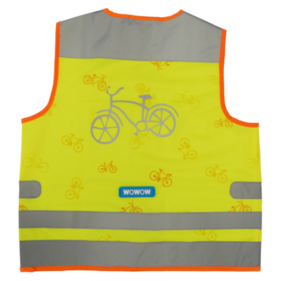 Nutty Wacky Jacket - Design fluo hesje voor kinderen - Geel - Wowow