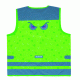 Nutty Wacky Jacket - Design fluo hesje voor kinderen - Groen - Wowow