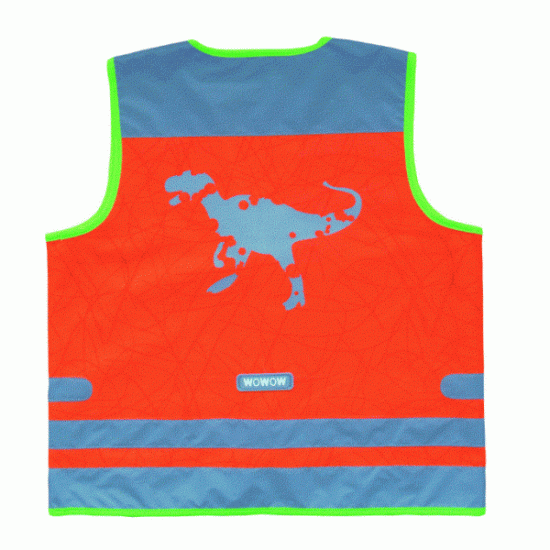 Nutty Wacky Jacket - Design fluo hesje voor kinderen - Oranje - Wowow