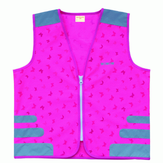 Nutty Wacky Jacket - Design fluo hesje voor kinderen - Roze - Wowow