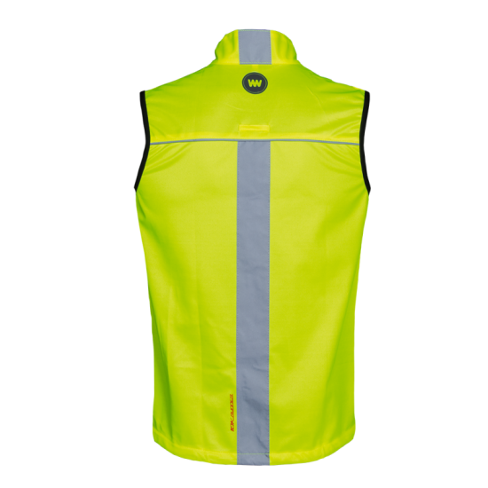 Fluo loophesje met reflecterende strepen