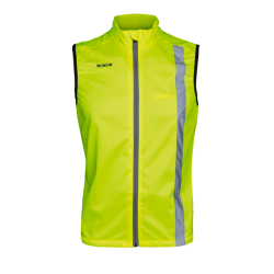 Fluo loophesje met reflecterende strepen