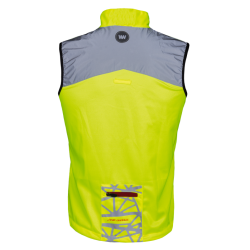 Fluo loophesje met grote reflecterende vlakken