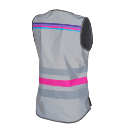 All-round fluojasje met rits voor de dames - Lucy Full Reflective
