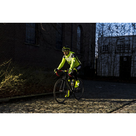 gele wind- en waterdichte schoenovertrek