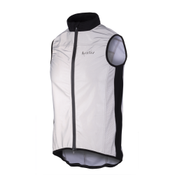 Volledig reflecterend fietsjas zonder mouwen - stelvio 2.0
