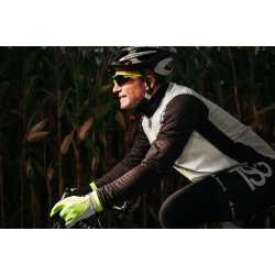 Volledig reflecterend fietsjas zonder mouwen - stelvio 2.0